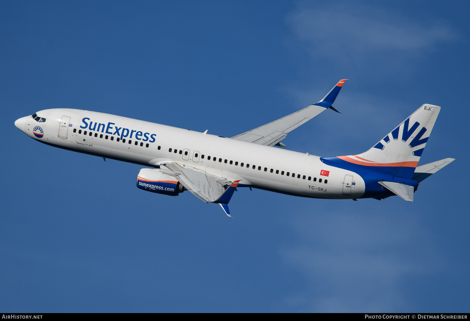 Aircraft Photo of TC-SEJ | Boeing 737-8HC | SunExpress | AirHistory.net #667466