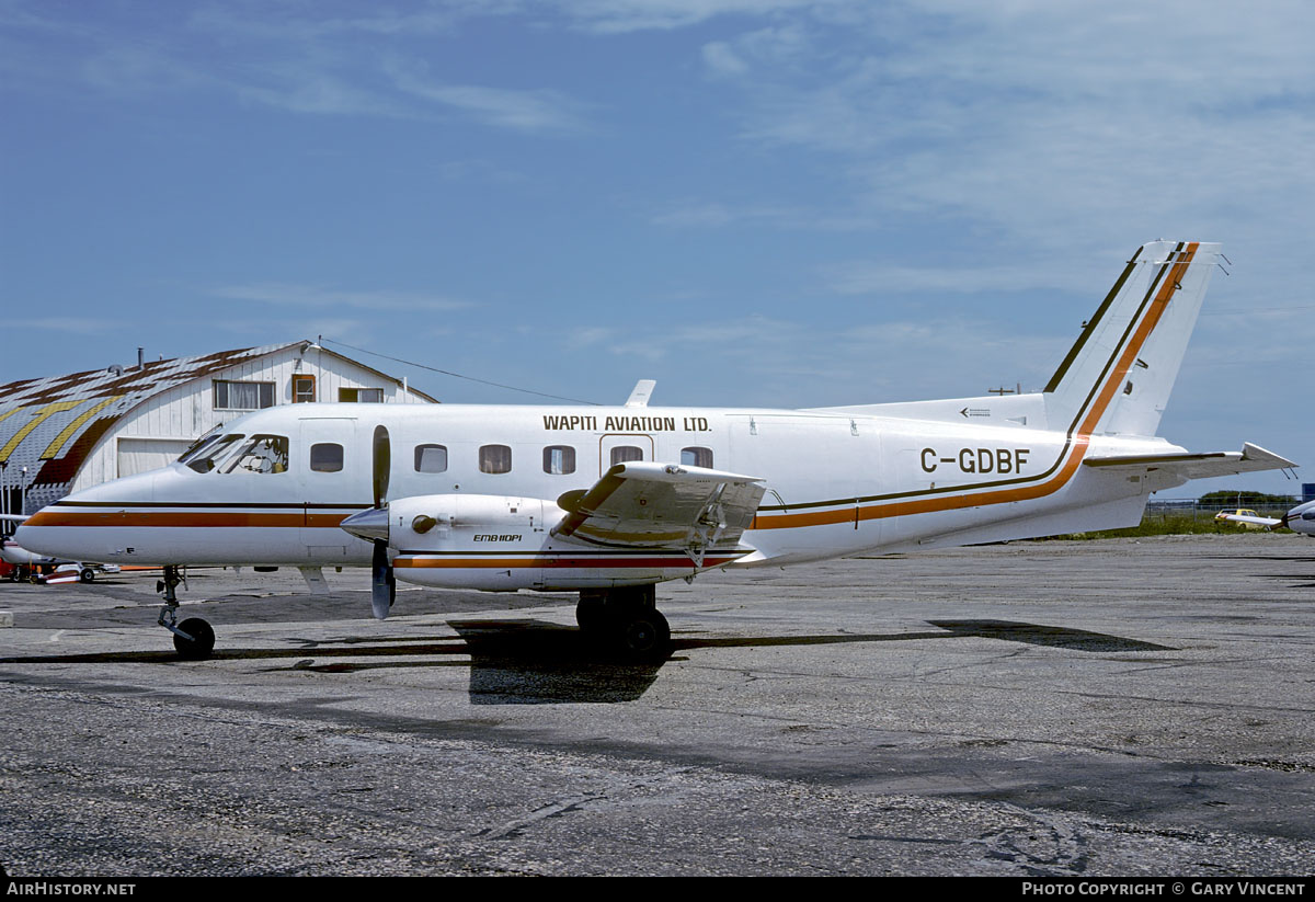 Aircraft Photo of C-GDBF | Embraer EMB-110P1 Bandeirante | Wapiti Aviation | AirHistory.net #667497