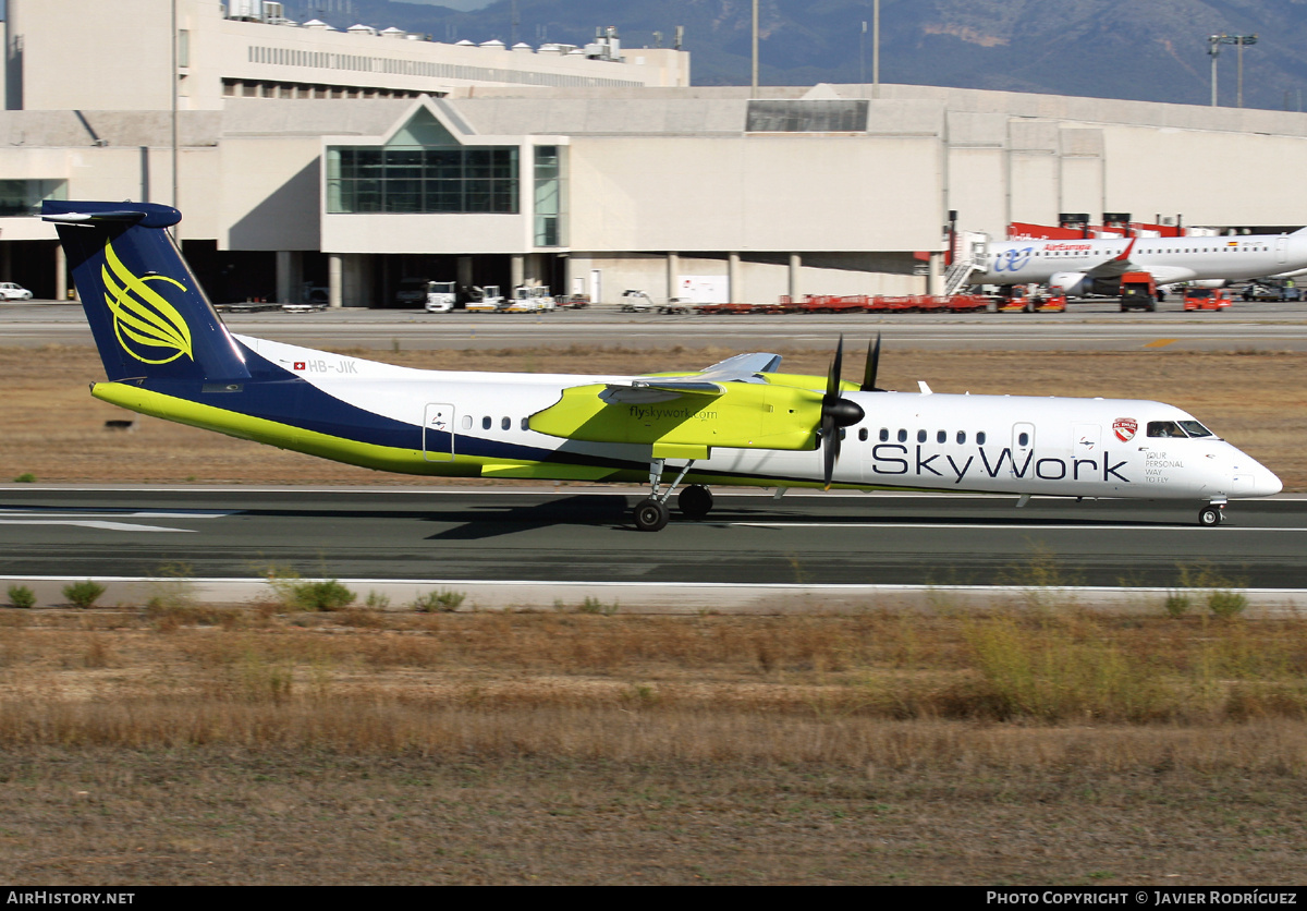 Aircraft Photo of HB-JIK | Bombardier DHC-8-402 Dash 8 | SkyWork Airlines | AirHistory.net #667498