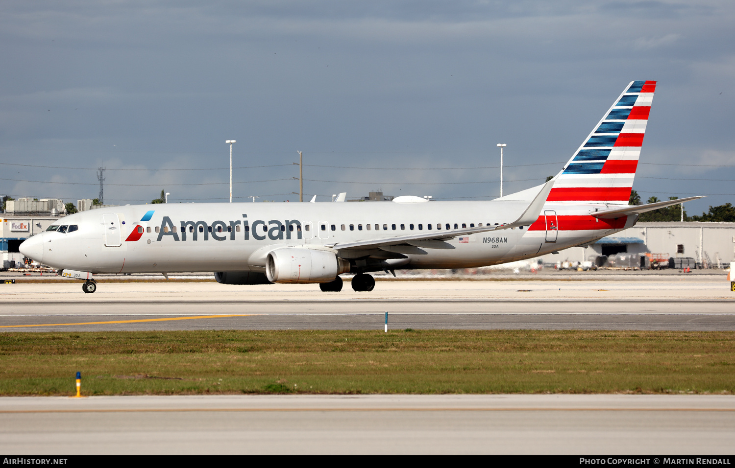 Aircraft Photo of N968AN | Boeing 737-823 | American Airlines | AirHistory.net #667502