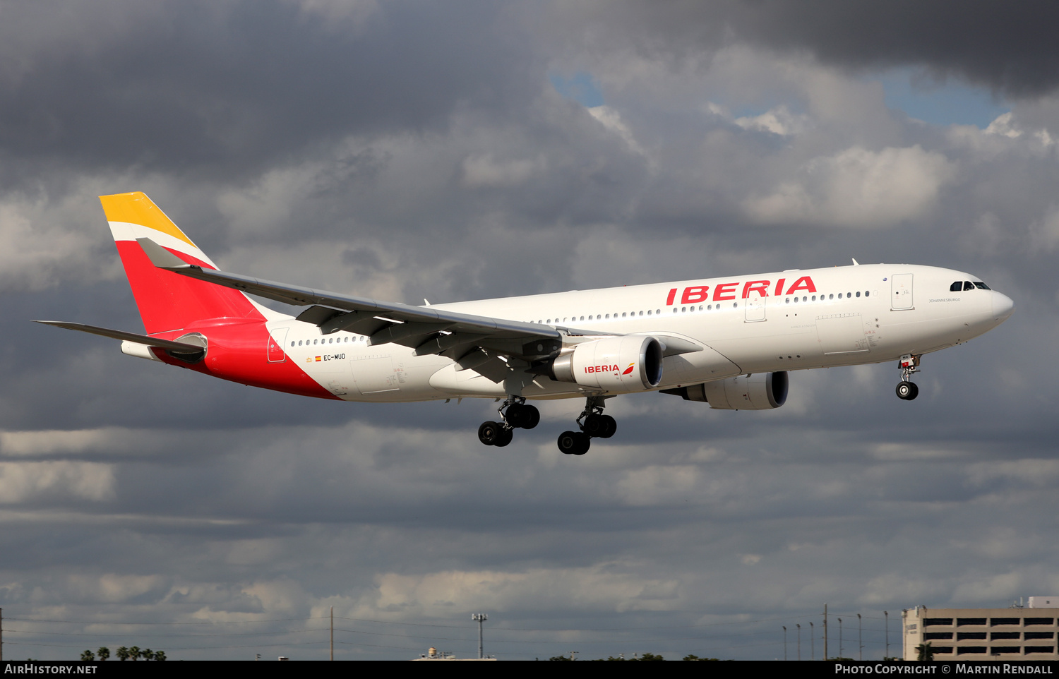 Aircraft Photo of EC-MUD | Airbus A330-202 | Iberia | AirHistory.net #667509