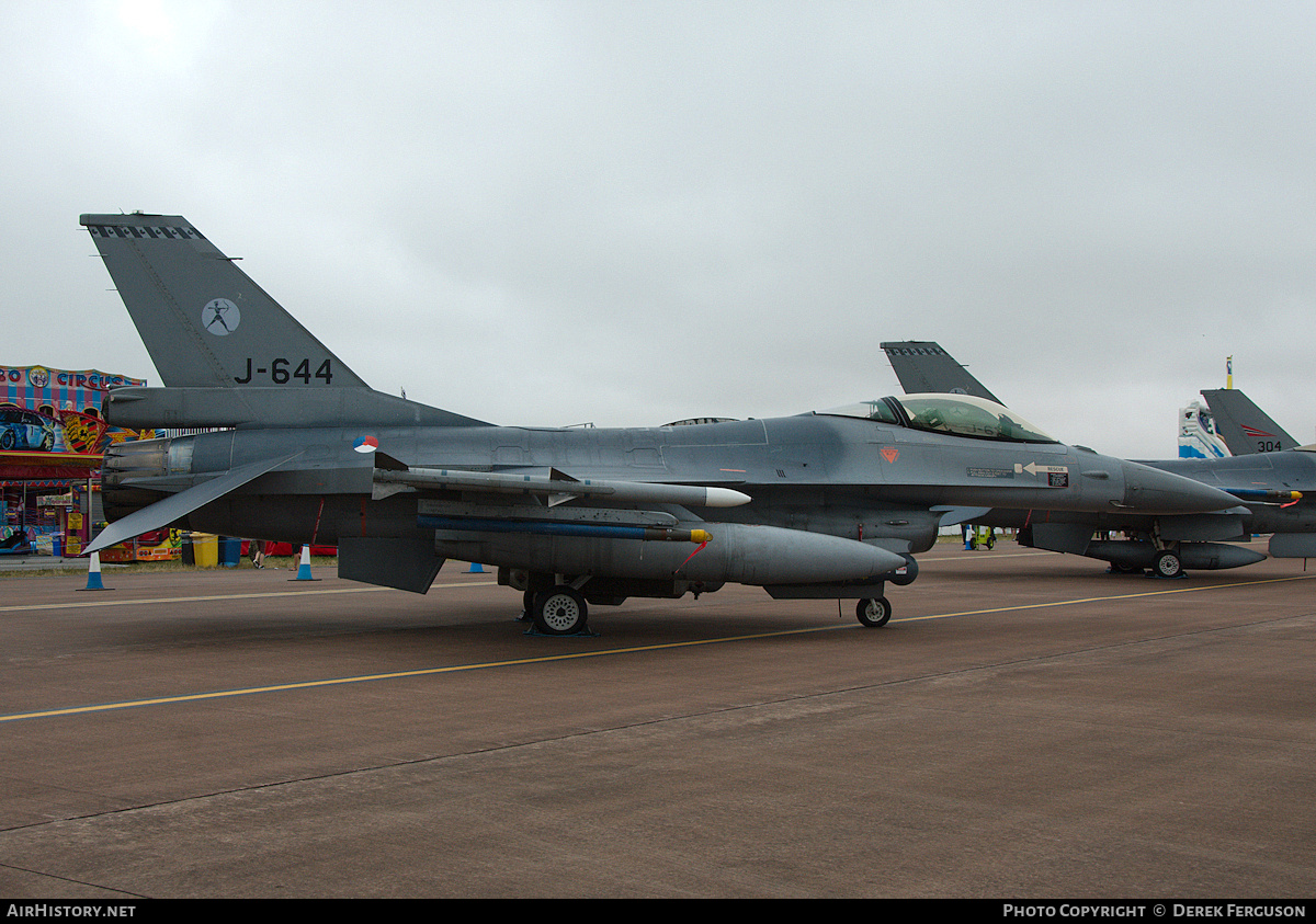 Aircraft Photo of J-644 | General Dynamics F-16AM Fighting Falcon | Netherlands - Air Force | AirHistory.net #667538