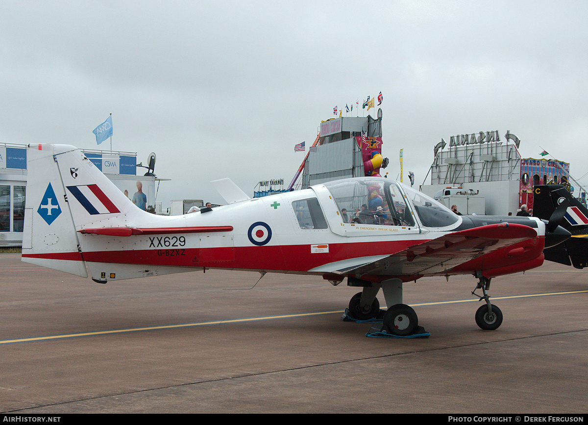 Aircraft Photo of G-BZXZ / XX629 | Scottish Aviation Bulldog T1 | UK - Air Force | AirHistory.net #667543