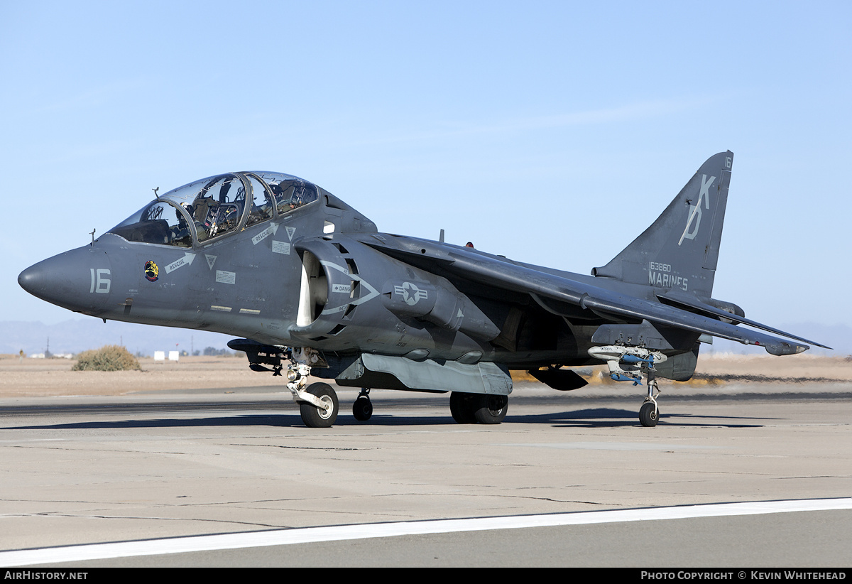 Aircraft Photo of 163860 | McDonnell Douglas TAV-8B Harrier II | USA - Marines | AirHistory.net #667555