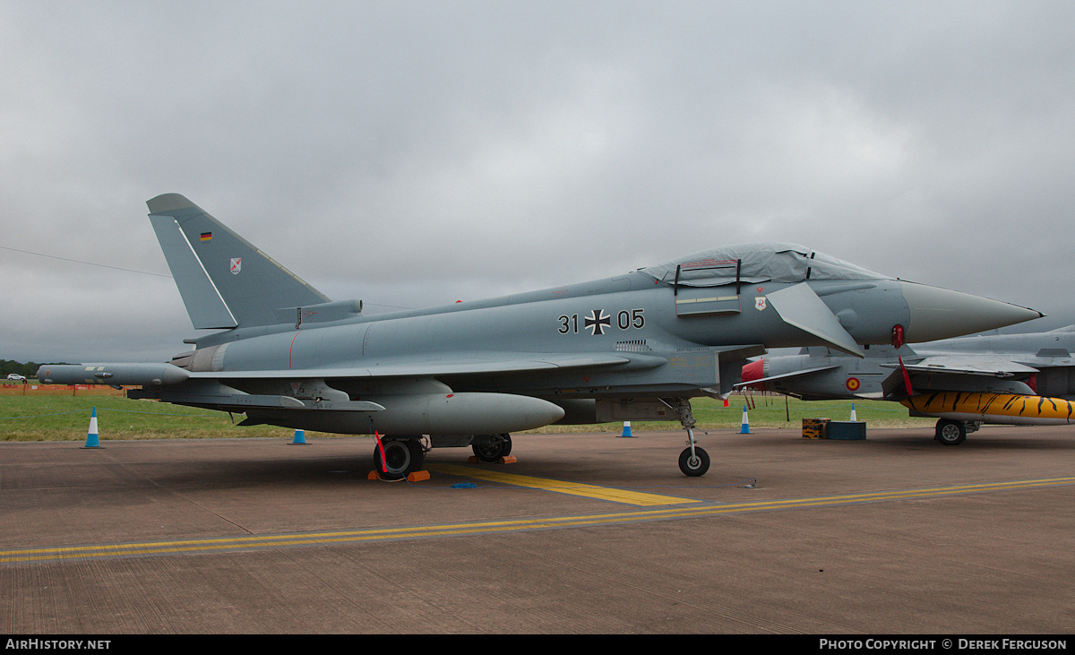 Aircraft Photo of 3105 | Eurofighter EF-2000 Typhoon S | Germany - Air Force | AirHistory.net #667566