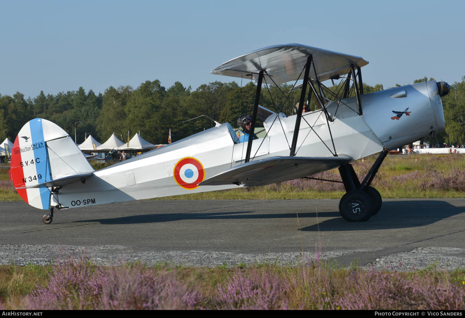 Aircraft Photo of OO-SPM / 349 | Stampe-Vertongen SV-4C | France - Air Force | AirHistory.net #667594