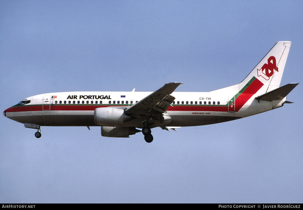 Aircraft Photo of CS-TIH | Boeing 737-3K9 | TAP Air Portugal | AirHistory.net #667600