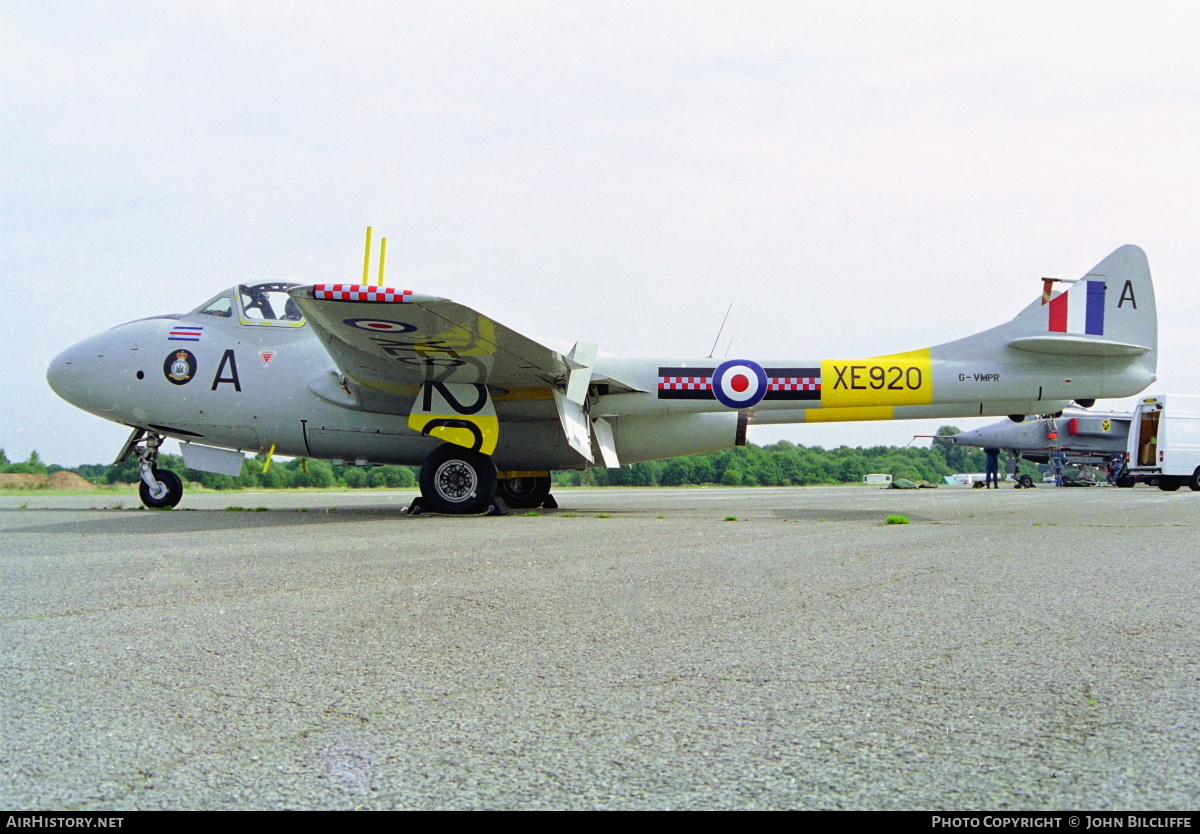 Aircraft Photo of G-VMPR / XE920 | De Havilland D.H. 115 Vampire T11 | UK - Air Force | AirHistory.net #667603