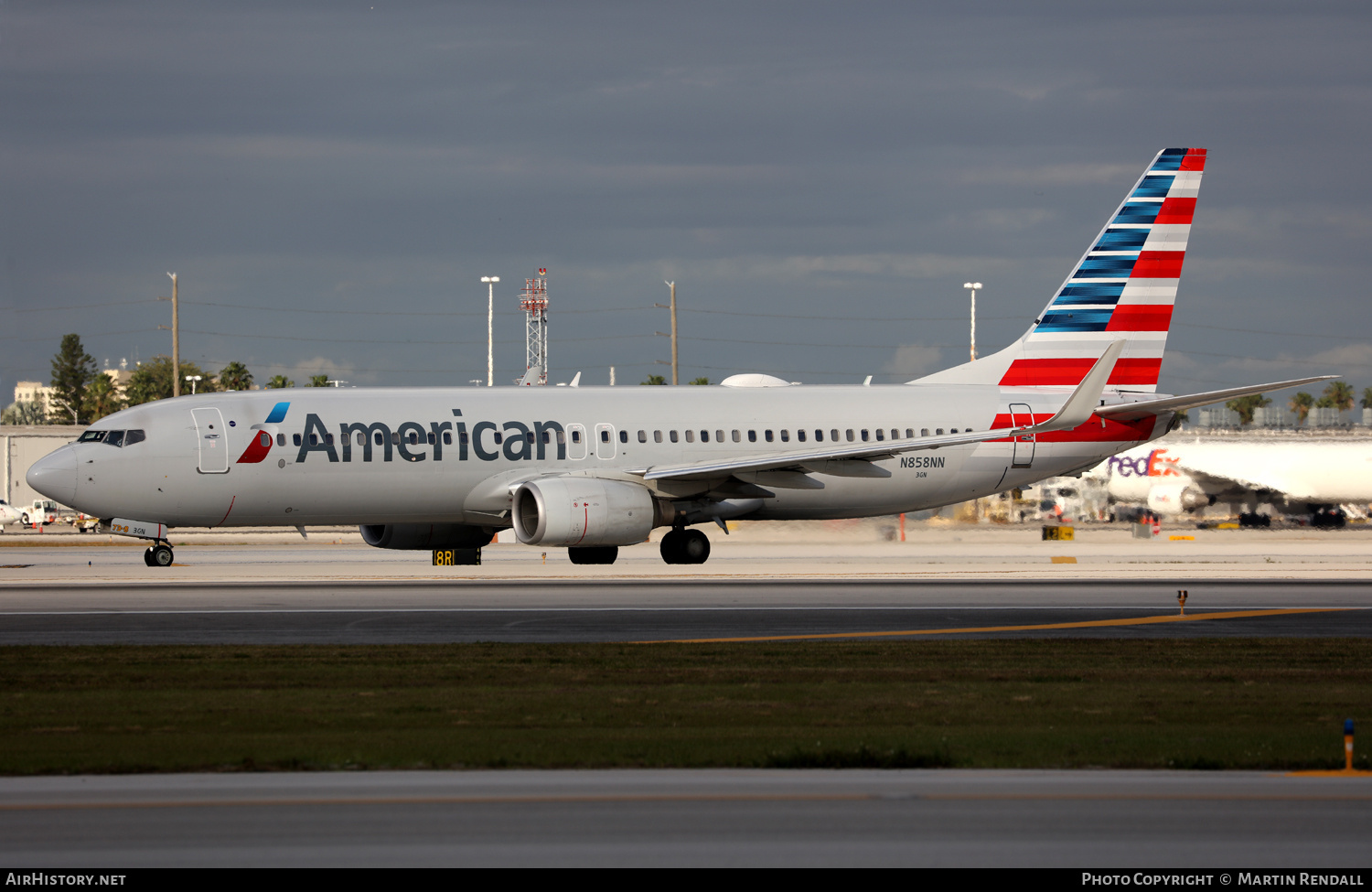 Aircraft Photo of N858NN | Boeing 737-823 | American Airlines | AirHistory.net #667645
