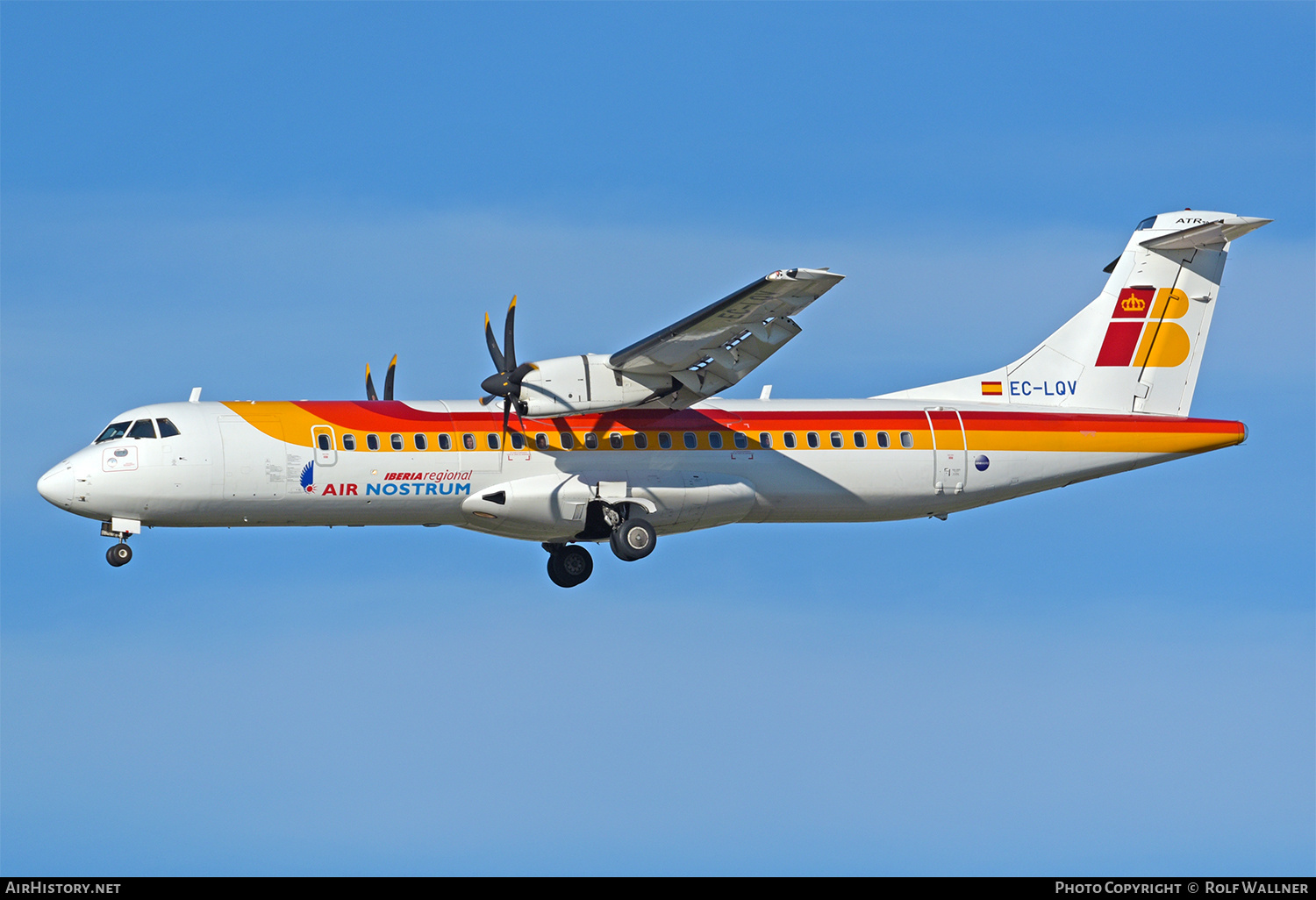 Aircraft Photo of EC-LQV | ATR ATR-72-600 (ATR-72-212A) | Iberia Regional | AirHistory.net #667679