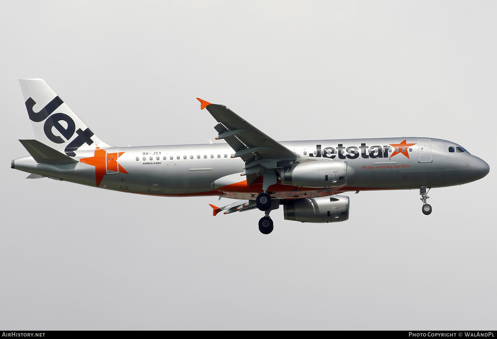 Aircraft Photo of 9V-JSY | Airbus A320-232 | Jetstar Airways | AirHistory.net #667681