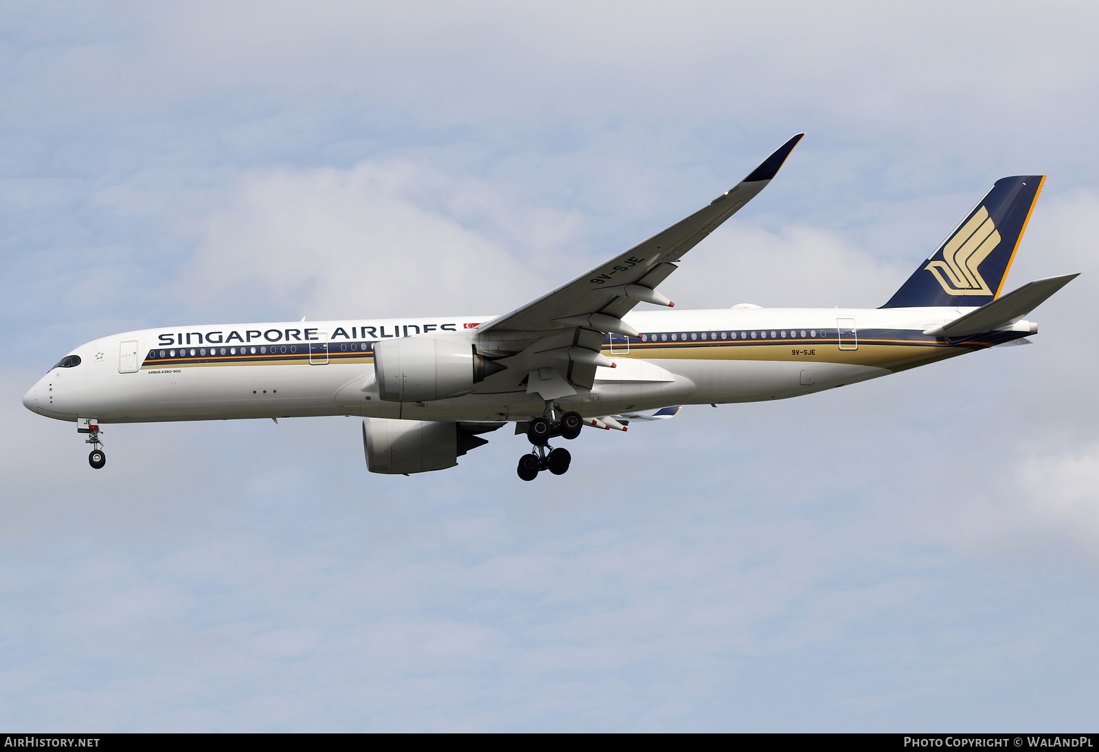 Aircraft Photo of 9V-SJE | Airbus A350-941 | Singapore Airlines | AirHistory.net #667688