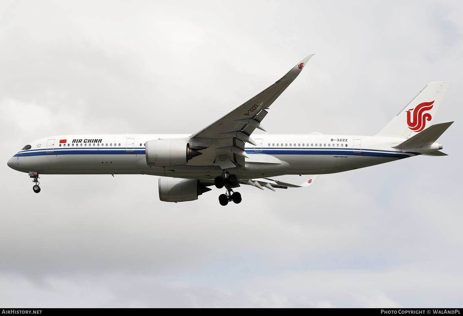 Aircraft Photo of B322Z | Airbus A350-941 | Air China | AirHistory.net #667690