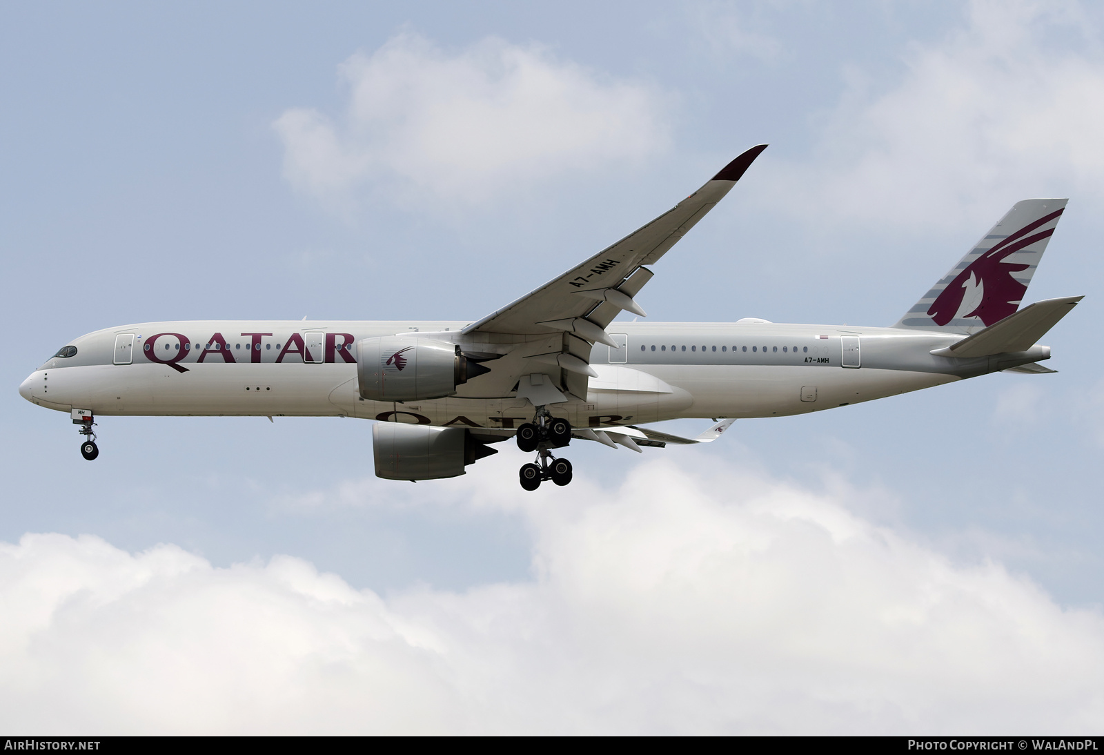 Aircraft Photo of A7-AMH | Airbus A350-941 | Qatar Airways | AirHistory.net #667692