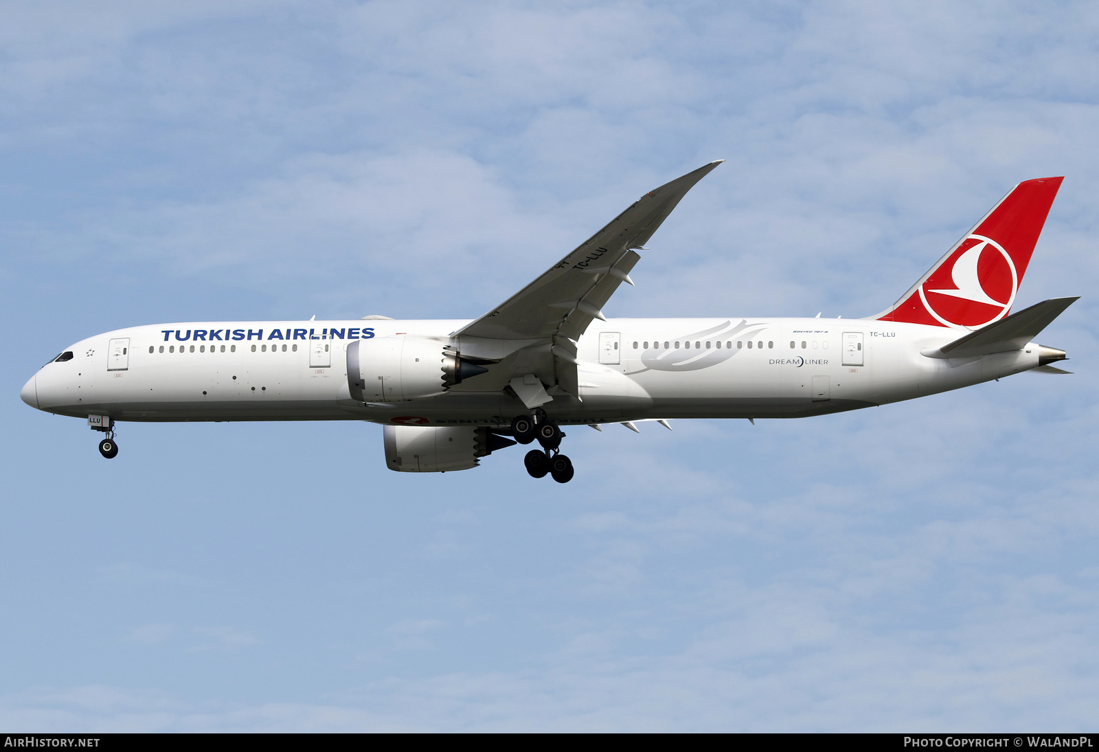 Aircraft Photo of TC-LLU | Boeing 787-9 Dreamliner | Turkish Airlines | AirHistory.net #667700