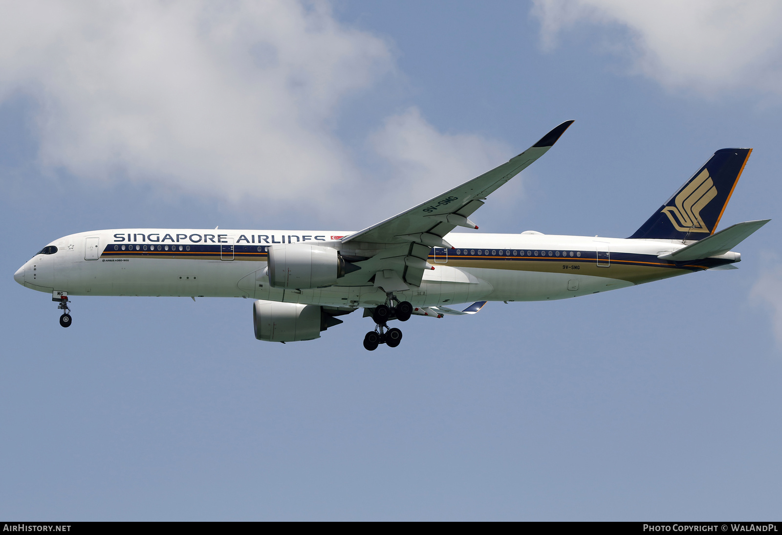 Aircraft Photo of 9V-SMG | Airbus A350-941 | Singapore Airlines | AirHistory.net #667704