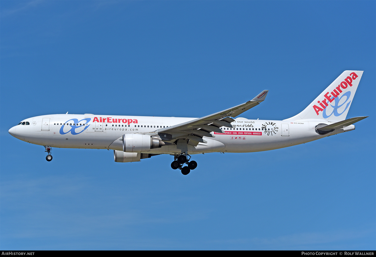 Aircraft Photo of EC-KOM | Airbus A330-202 | Air Europa | AirHistory.net #667706