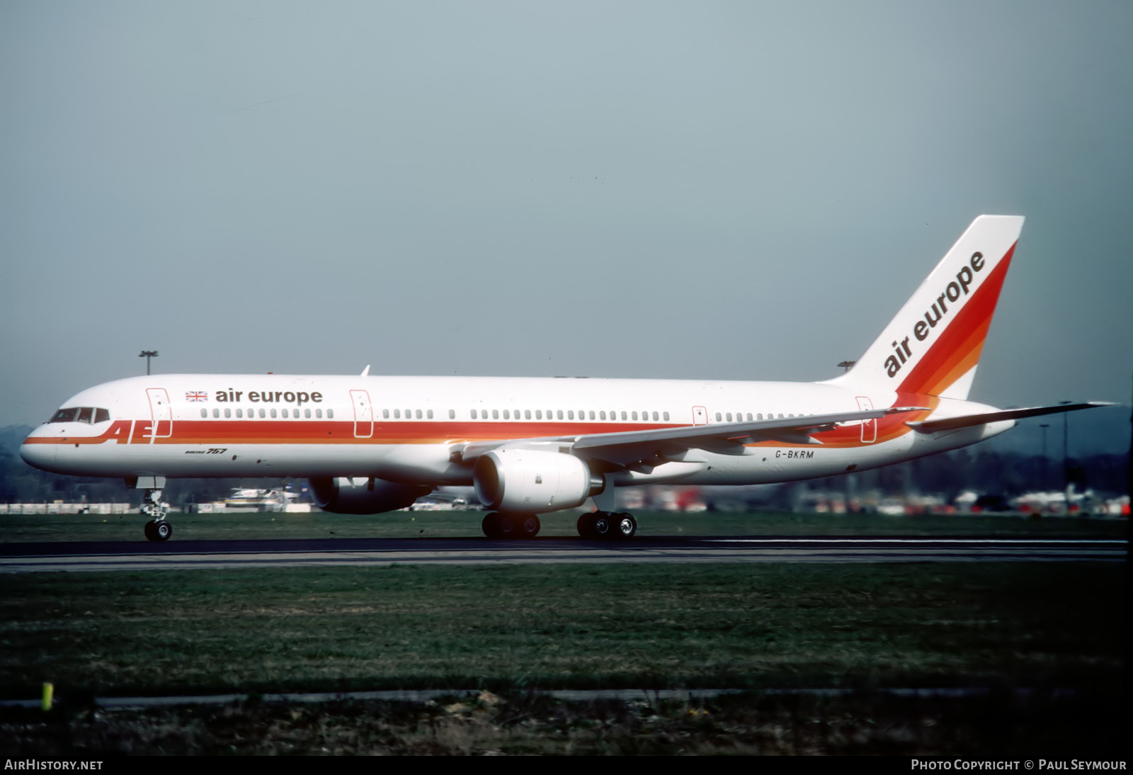 Aircraft Photo of G-BKRM | Boeing 757-236 | Air Europe | AirHistory.net #667718