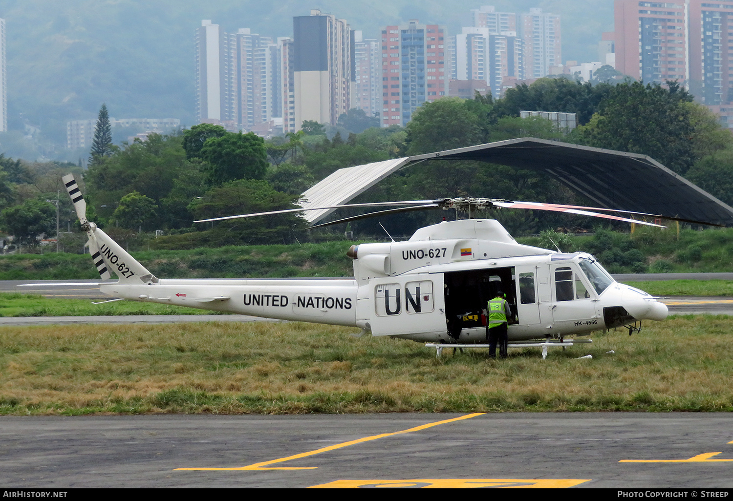 Aircraft Photo of HK-4556 / UNO-627 | Bell 412EP | United Nations | AirHistory.net #667728
