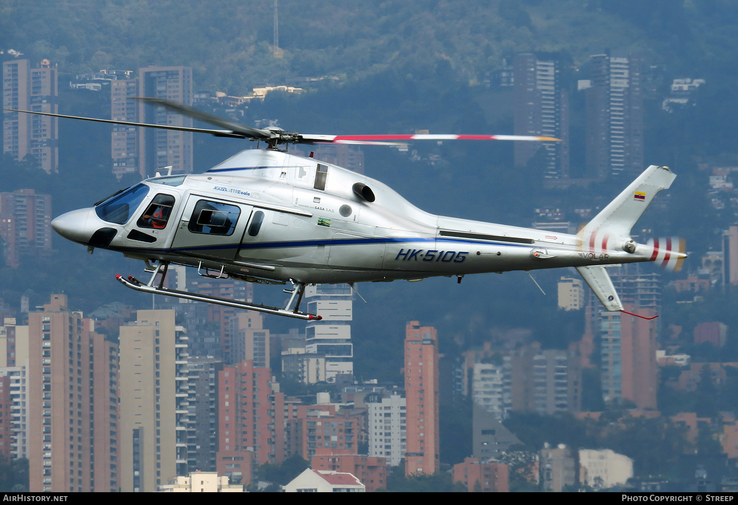 Aircraft Photo of HK-5105 | AgustaWestland AW-119 Koala | Volar Colombia | AirHistory.net #667731