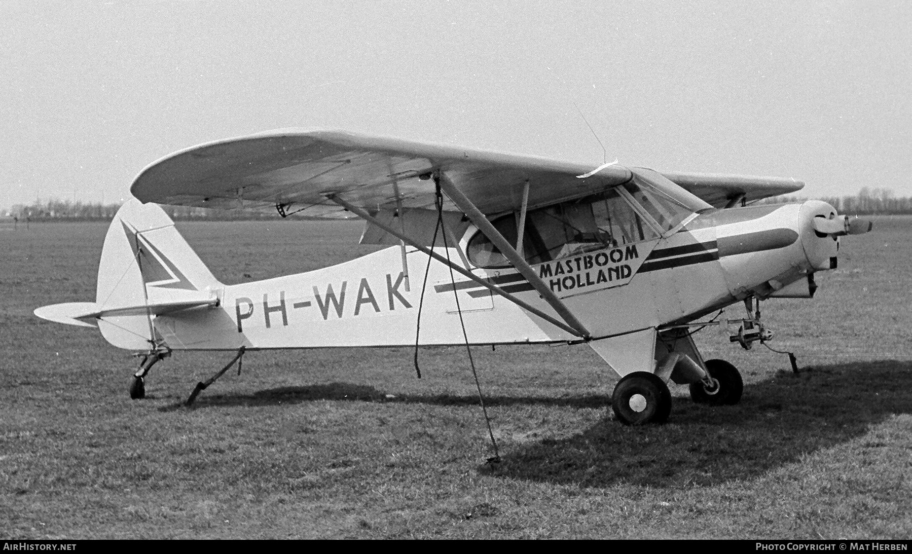 Aircraft Photo of PH-WAK | Piper PA-18A-150 Super Cub | Mastboom Holland | AirHistory.net #667738