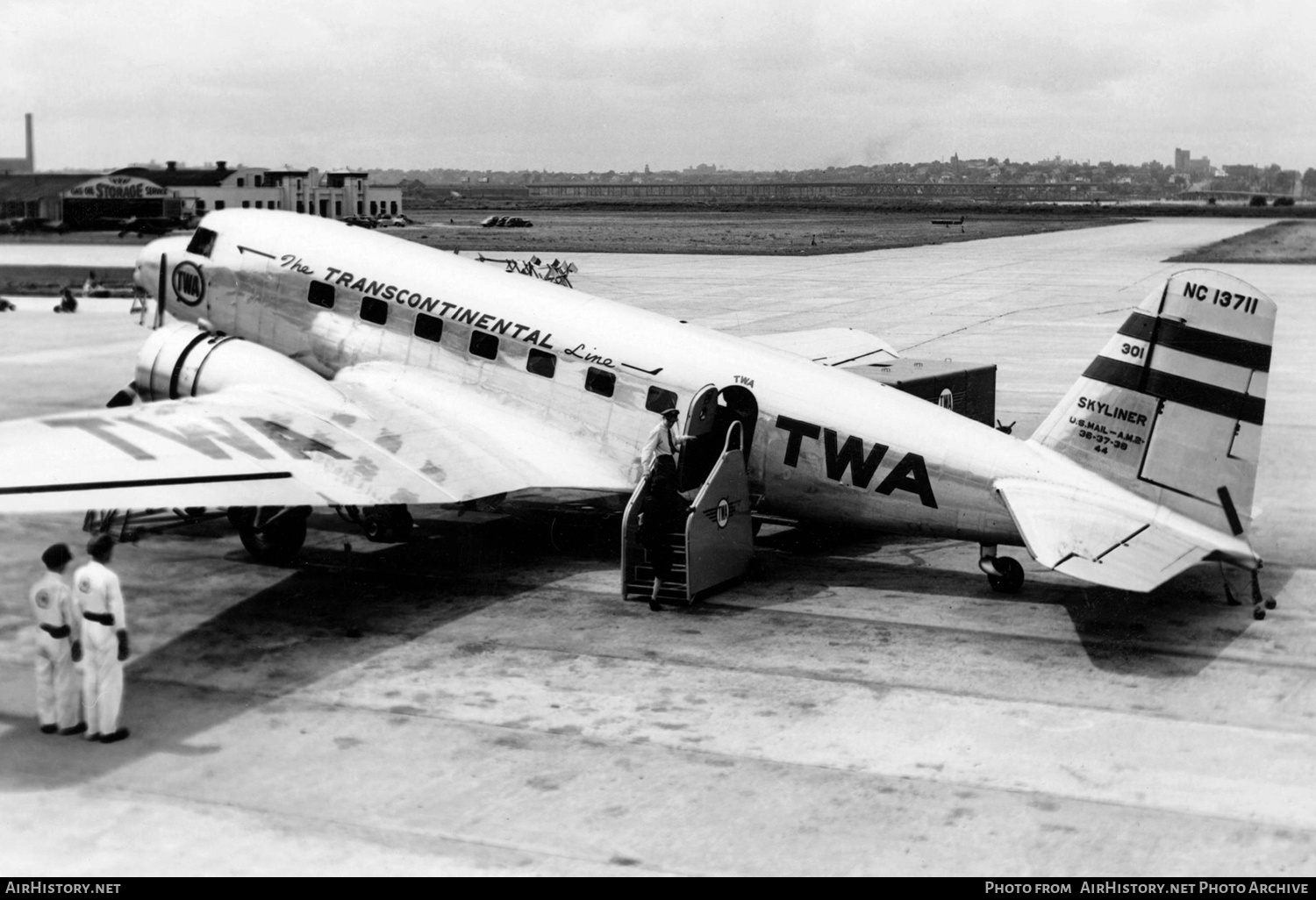 Aircraft Photo of NC13711 | Douglas DC-2-112 | TWA - Transcontinental and Western Air | AirHistory.net #667740
