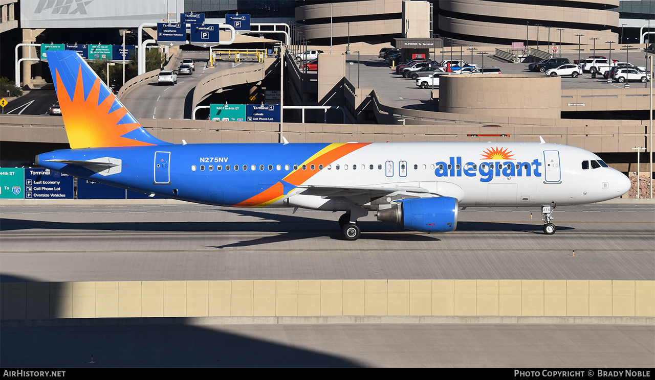 Aircraft Photo of N275NV | Airbus A320-214 | Allegiant Air | AirHistory.net #667764