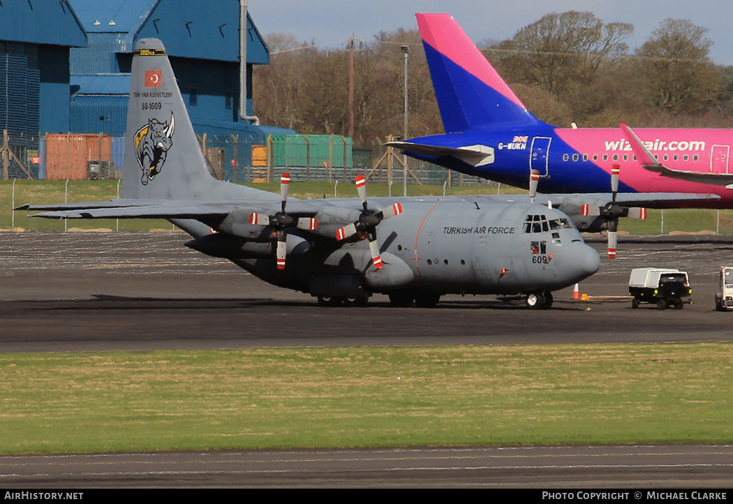 Aircraft Photo of 68-1609 / 609 | Lockheed C-130E Hercules (L-382) | Turkey - Air Force | AirHistory.net #667767