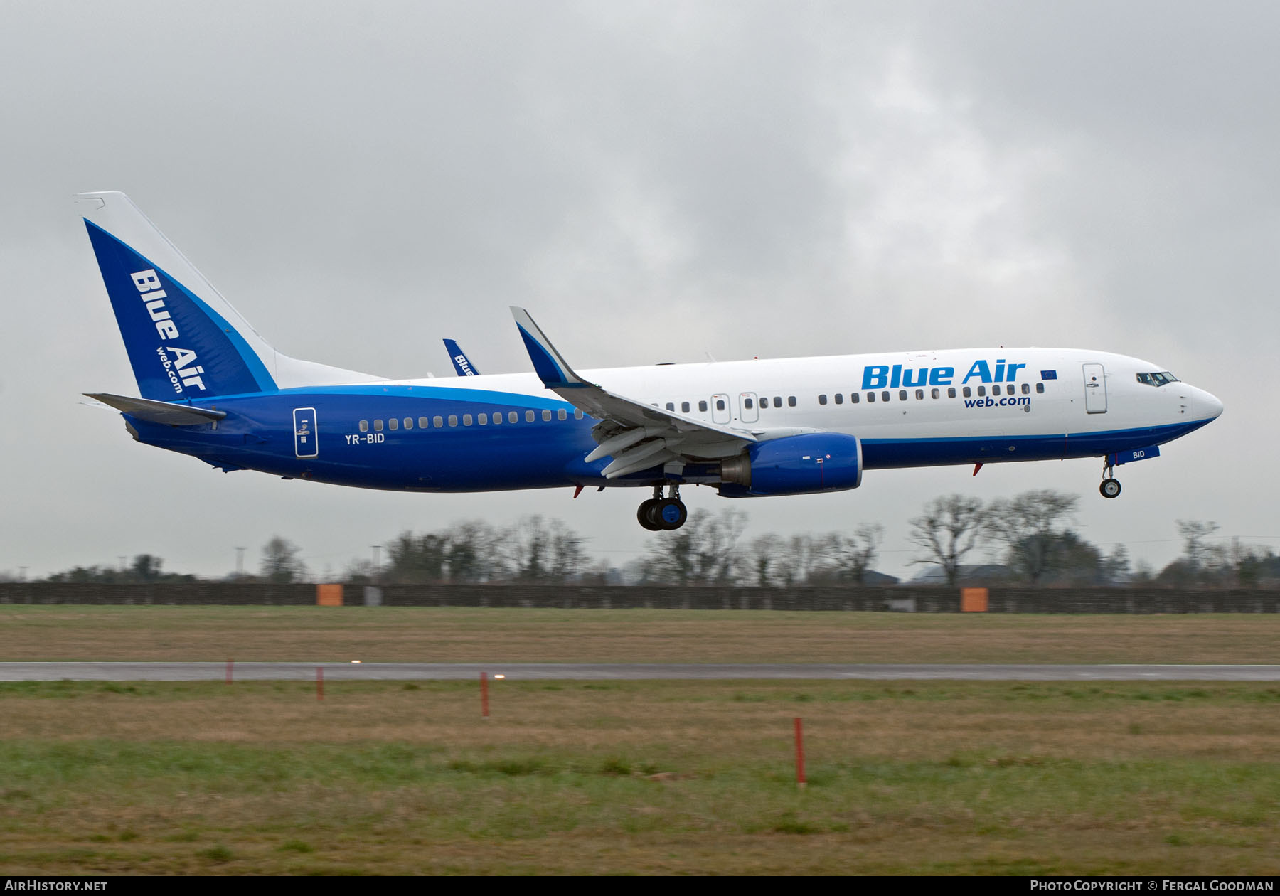 Aircraft Photo of YR-BID | Boeing 737-86J | Blue Air | AirHistory.net #667790