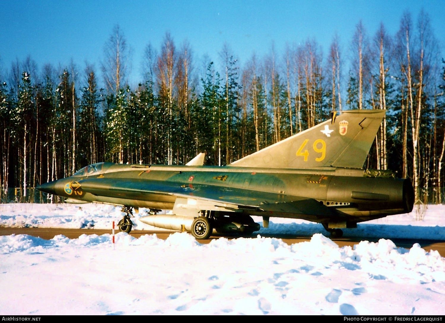 Aircraft Photo of 35515 | Saab J35F-2 Draken | Sweden - Air Force | AirHistory.net #667797