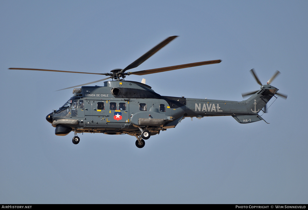 Aircraft Photo of Not known | Aerospatiale AS-332M1 Super Puma | Chile - Navy | AirHistory.net #667845
