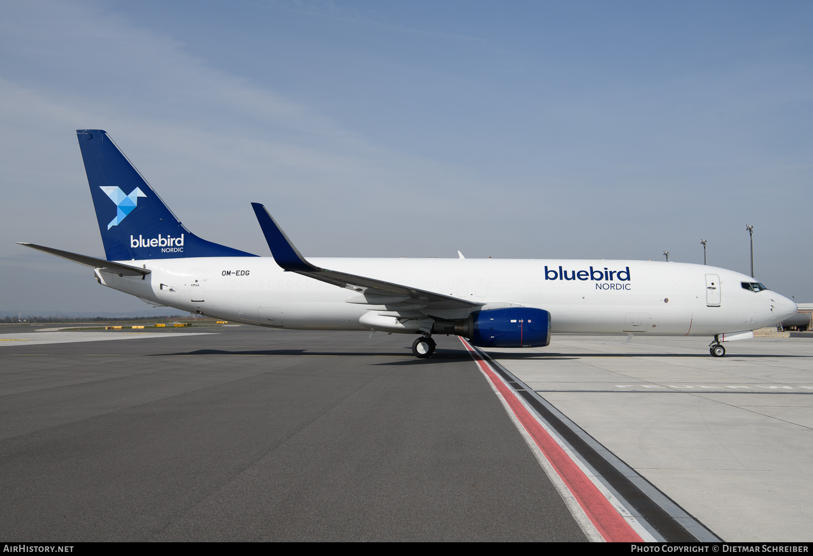 Aircraft Photo of OM-EDG | Boeing 737-8F2/BCF | Bluebird Nordic | AirHistory.net #667857