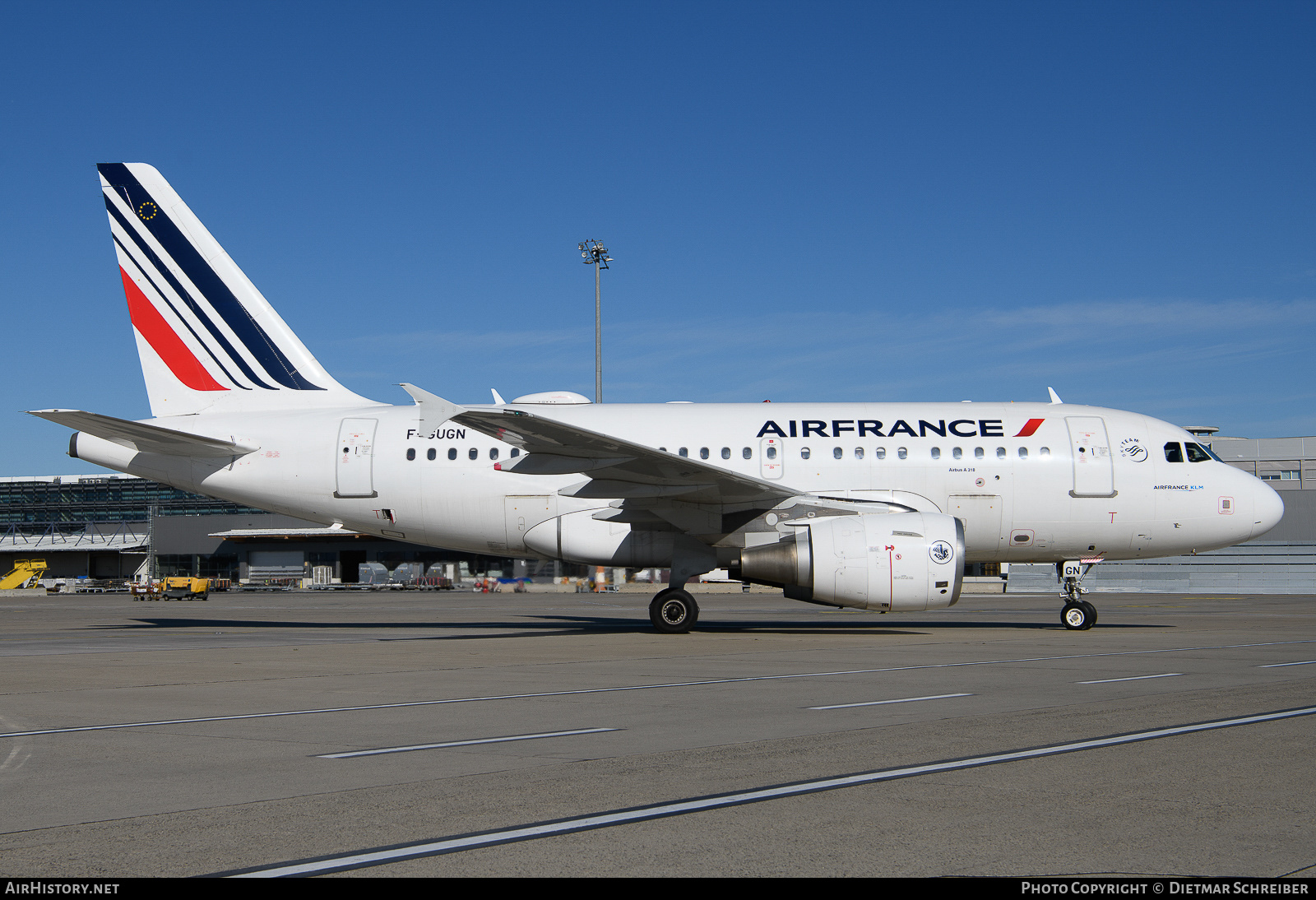 Aircraft Photo of F-GUGN | Airbus A318-111 | Air France | AirHistory.net #667863