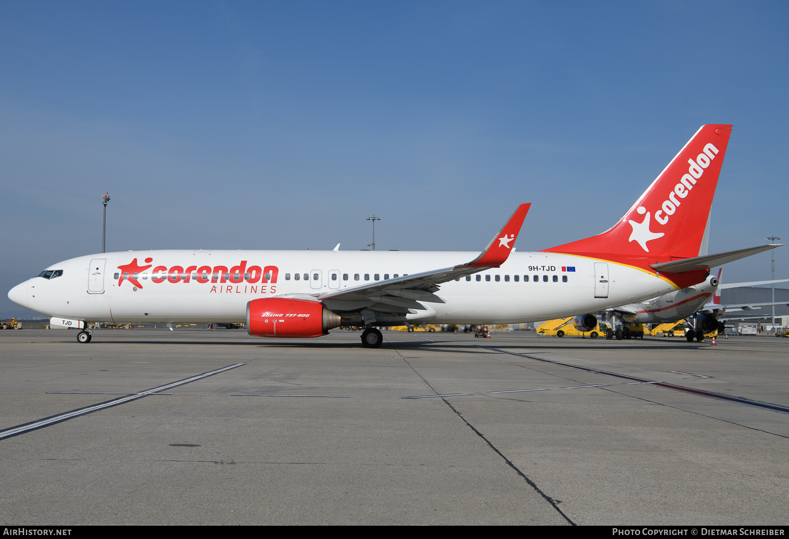 Aircraft Photo of 9H-TJD | Boeing 737-84P | Corendon Airlines | AirHistory.net #667868