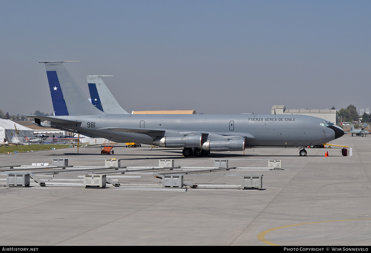 Aircraft Photo of 981 | Boeing KC-135E Stratotanker | Chile - Air Force | AirHistory.net #667891