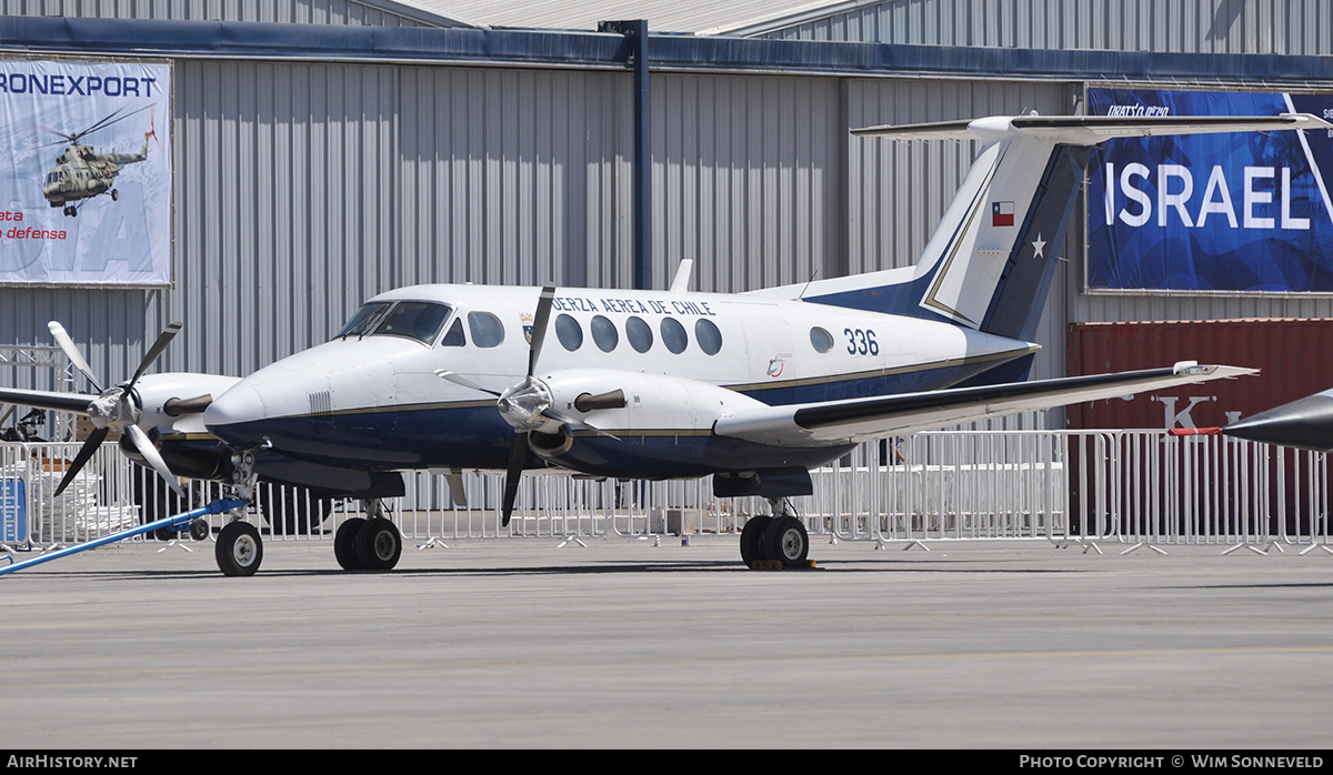 Aircraft Photo of 336 | Beech B200 Super King Air | Chile - Air Force | AirHistory.net #667920