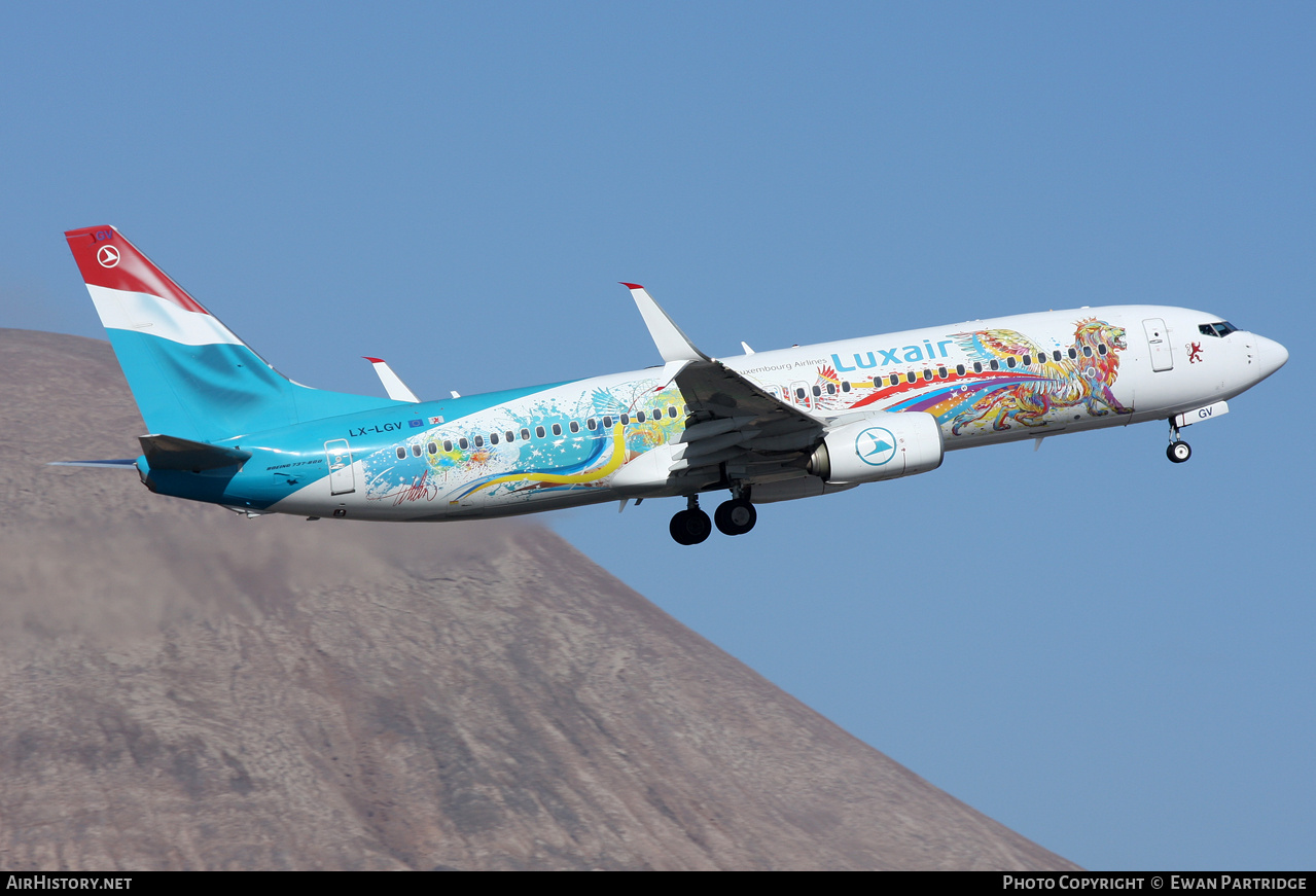 Aircraft Photo of LX-LGV | Boeing 737-8C9 | Luxair | AirHistory.net #667932