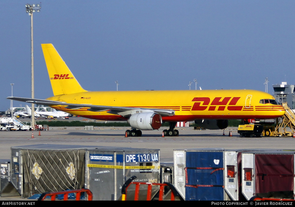 Aircraft Photo of D-ALED | Boeing 757-236/SF | DHL International | AirHistory.net #667933