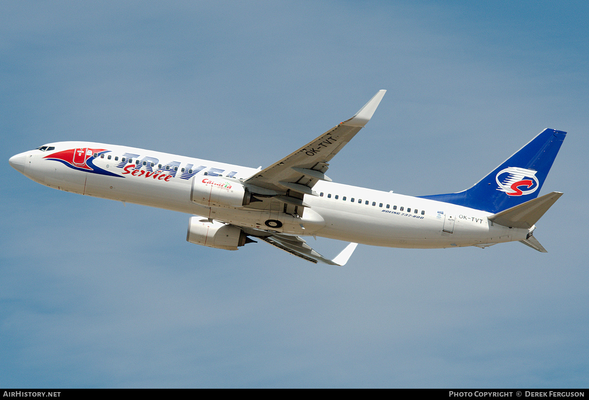 Aircraft Photo of OK-TVT | Boeing 737-86N | Travel Service | AirHistory.net #667938