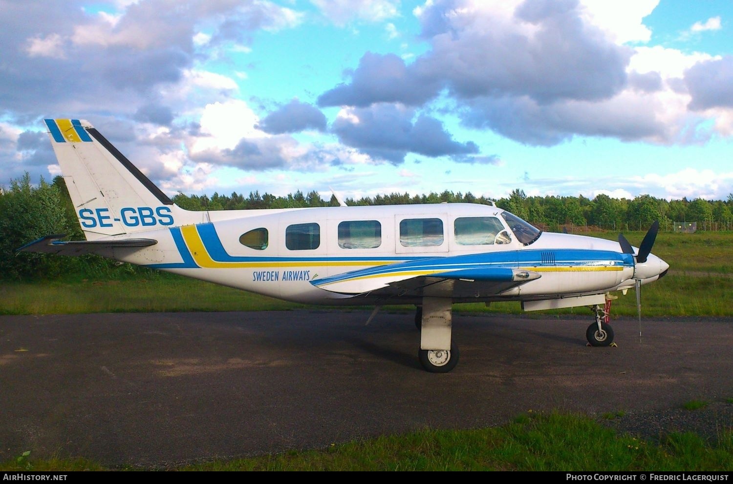 Aircraft Photo of SE-GBS | Piper PA-31-310 Navajo B | Sweden Airways | AirHistory.net #667959