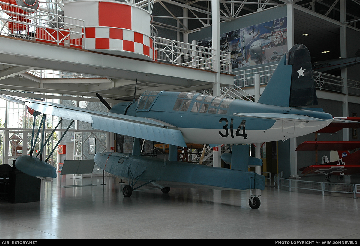 Aircraft Photo of 314 | Vought-Sikorsky OS2U-3 Kingfisher | Chile - Air Force | AirHistory.net #667961