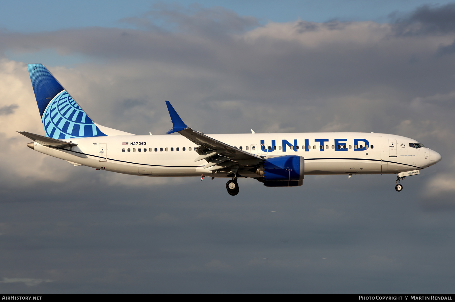 Aircraft Photo of N27263 | Boeing 737-8 Max 8 | United Airlines | AirHistory.net #667976