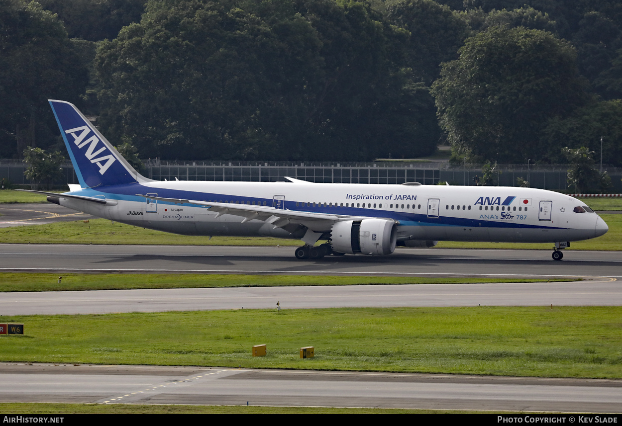 Aircraft Photo of JA882A | Boeing 787-9 Dreamliner | All Nippon Airways - ANA | AirHistory.net #667988