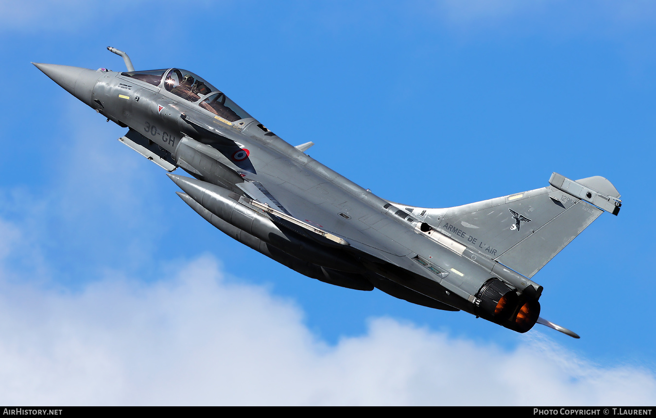 Aircraft Photo of 129 | Dassault Rafale C | France - Air Force | AirHistory.net #667990