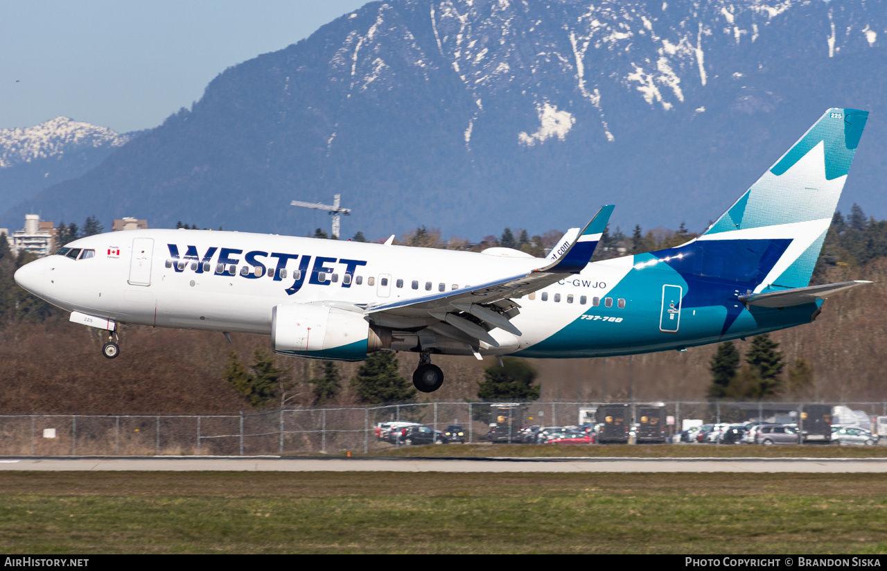 Aircraft Photo of C-GWJO | Boeing 737-7CT | WestJet | AirHistory.net #668011