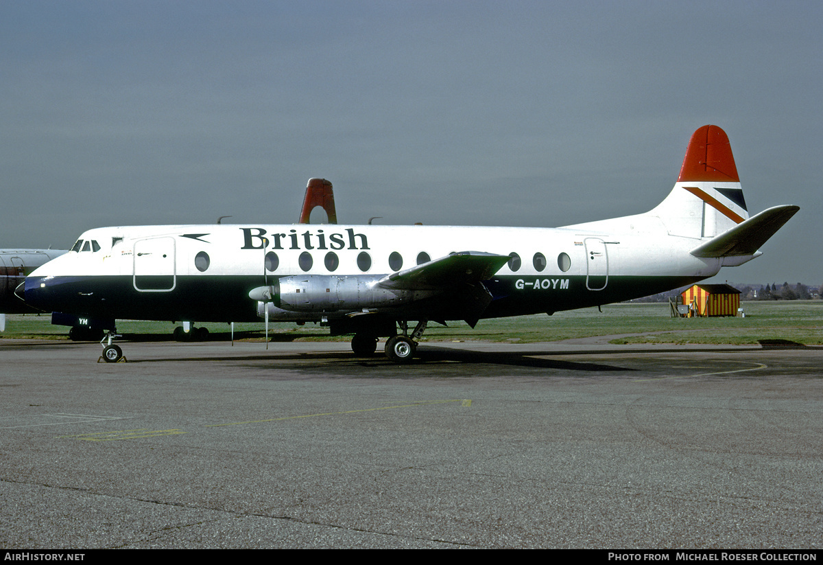 Aircraft Photo of G-AOYM | Vickers 806 Viscount | British Airways | AirHistory.net #668020