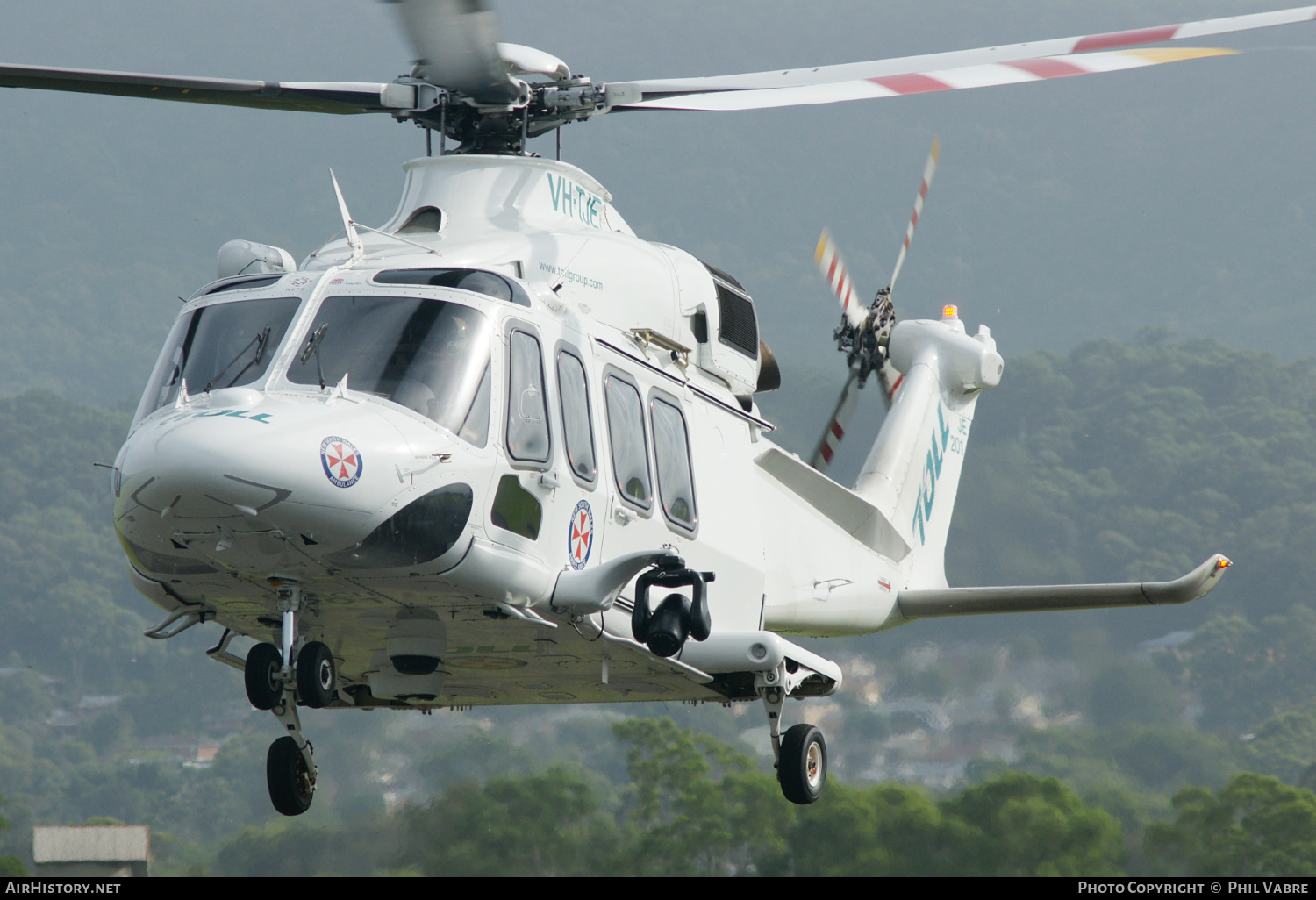 Aircraft Photo of VH-TJE | Leonardo AW-139 | Toll Helicopters | AirHistory.net #668041