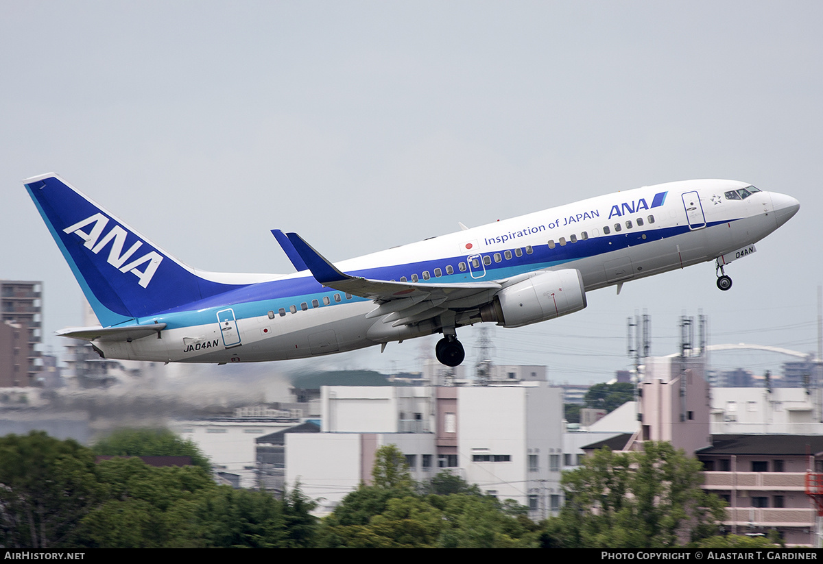 Aircraft Photo of JA04AN | Boeing 737-781 | All Nippon Airways - ANA | AirHistory.net #668053