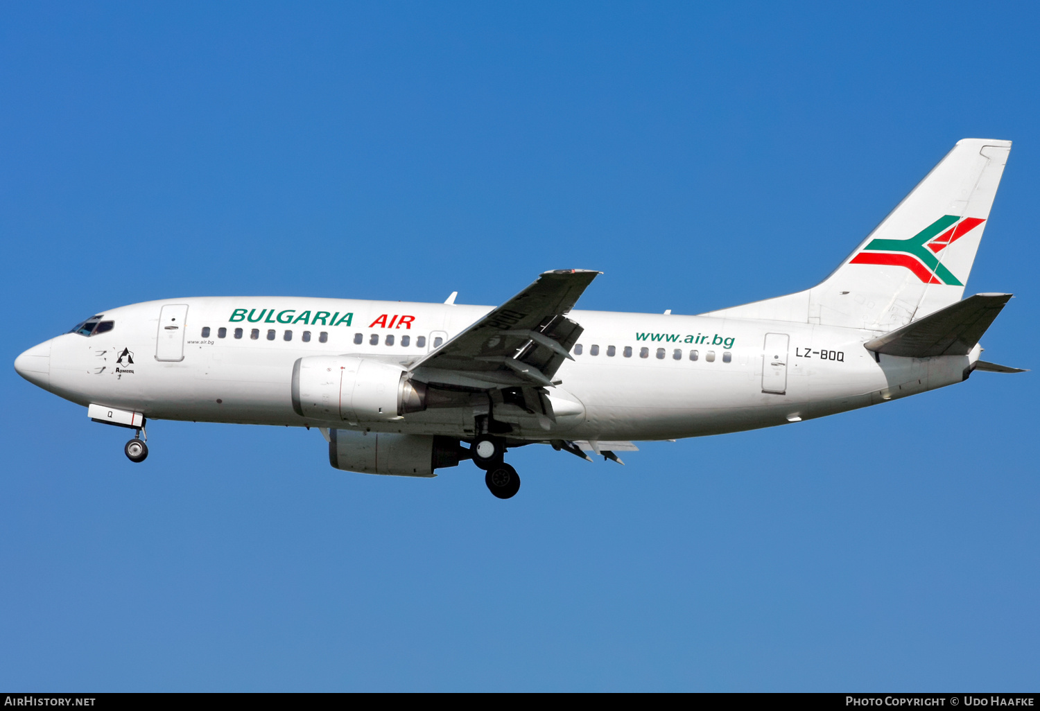 Aircraft Photo of LZ-BOQ | Boeing 737-522 | Bulgaria Air | AirHistory.net #668065