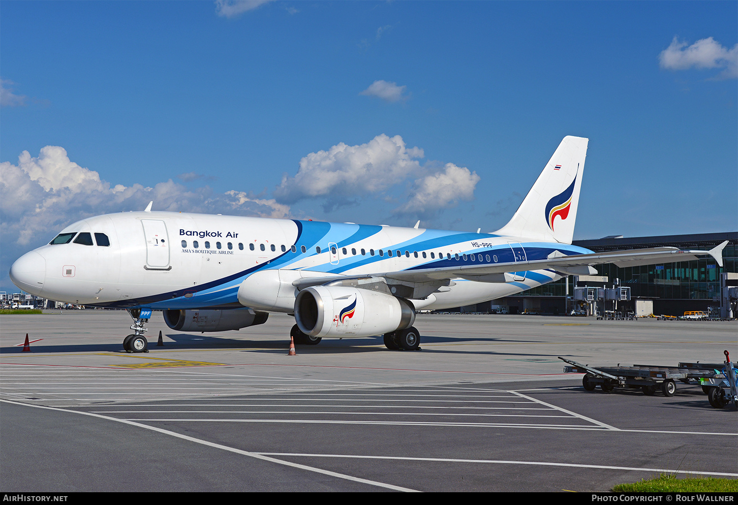 Aircraft Photo of HS-PPF | Airbus A319-132 | Bangkok Airways | AirHistory.net #668082